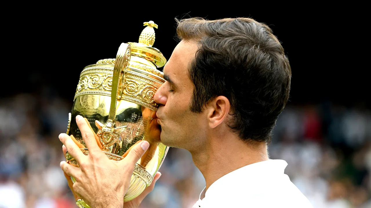 Roger Federer, după ce a devenit primul tenisman din istorie care a câştigat de 8 ori Wimbledonul : Eram doar un băiat normal din Basel, care spera să-şi câştige existenţa jucând tenis