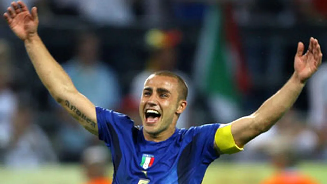 Cannavaro, record de selecţii în naţionala Italiei