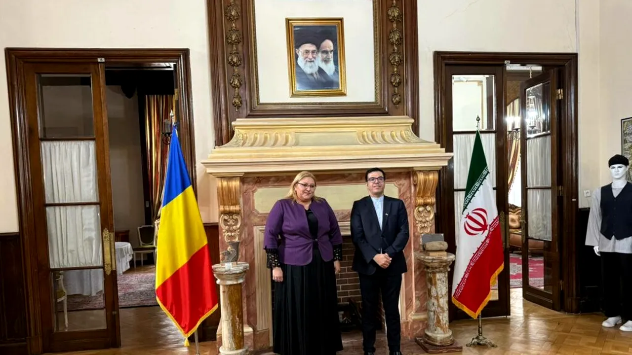 Diana Șoșoacă, vizită oficială la Ambasada Iranului din București. Noi declarații privind cooperarea cu statele din BRICS