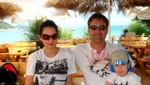 Nicoleta Luciu, în prima vacanţă petrecută 