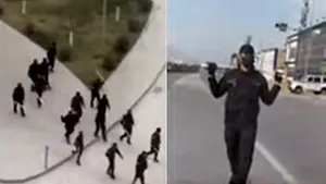 Poliţişti mascaţi, înarmaţi cu bâte, au primit ordin să-i bată pe cei care ies din case. Unde se întâmplă