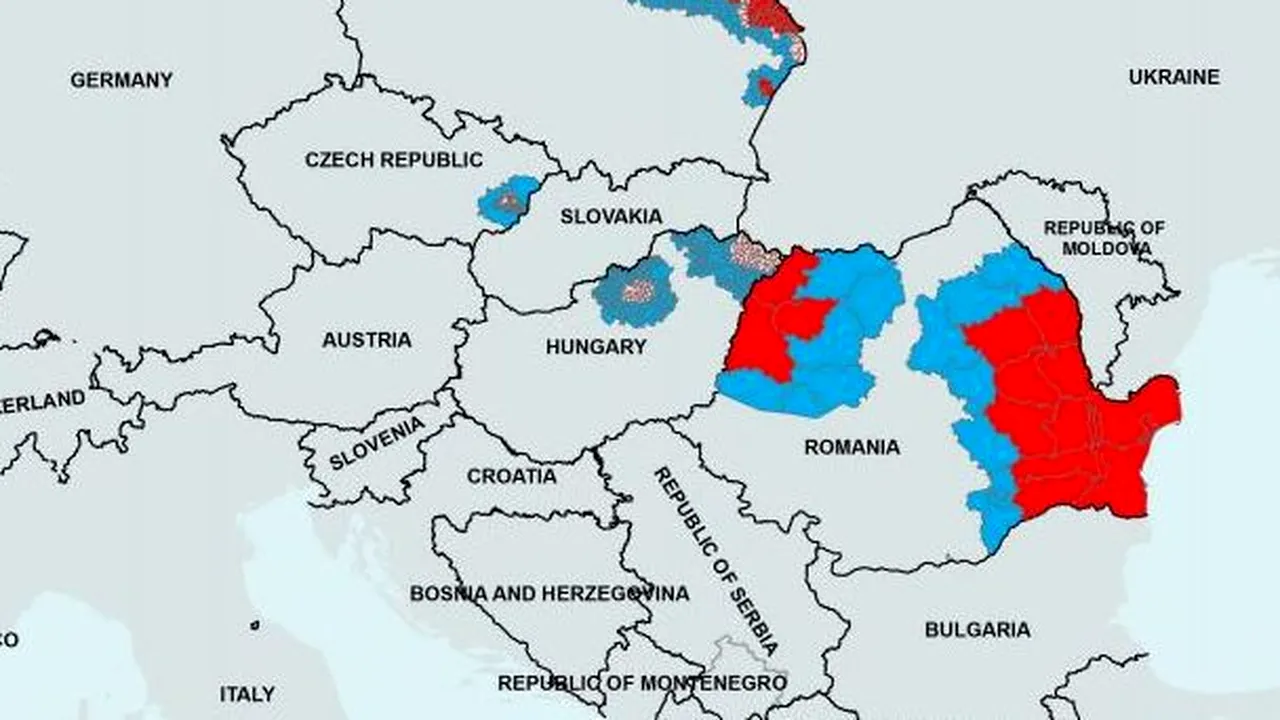 ANSVSA prezintă harta pestei porcine. Ce trebuie să facă românii din zonele afecate