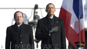 Francois Hollande, primit de Obama la Casa Albă: Statele Unite şi Franţa cooperează în combaterea terorismului