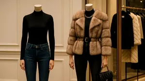 Blăniță damă elegantă: Cum să transformi o ținută simplă într-un look de lux (P)