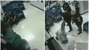 Tentativă de evadare „bună de aruncat la gunoi”. Momentul în care o deţinută cade din tavan, direct într-un tomberon. VIDEO