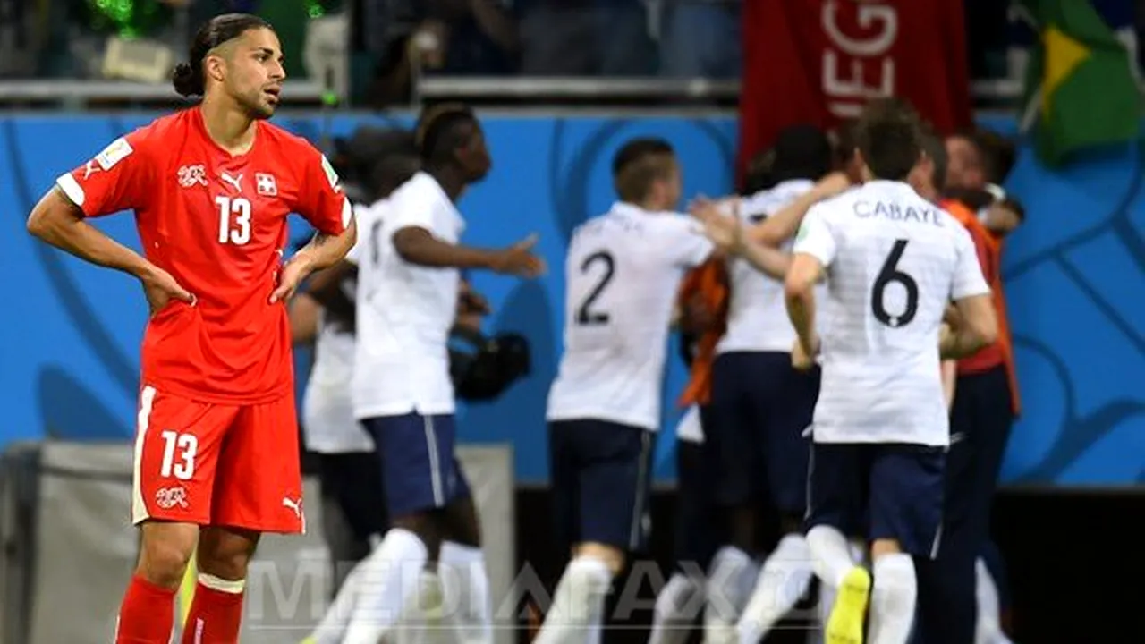 Franţa a învins Elveţia, scor 5-2, în grupa E de la Cupa Mondială