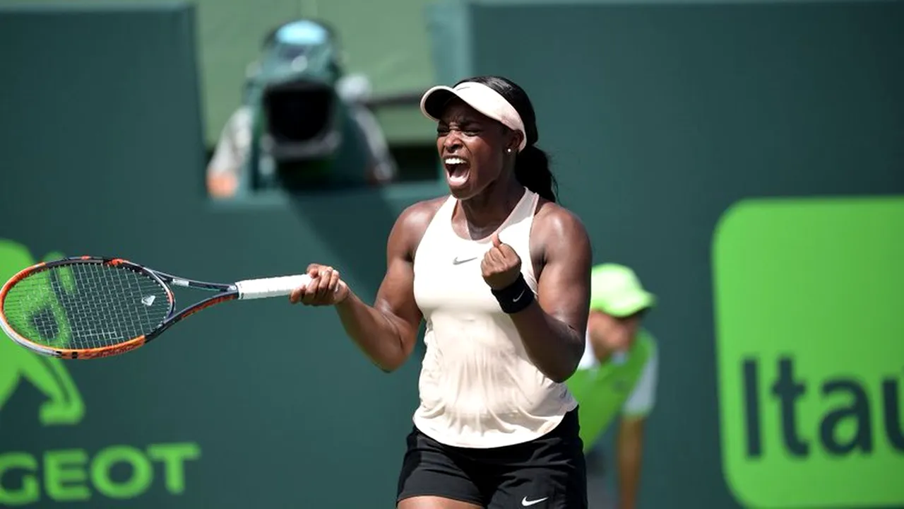 Sloane Stephens a fost eliminată la turneul de la Washington