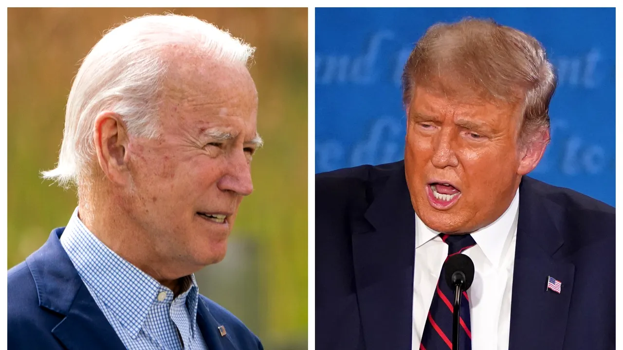 Trump şi Biden s-au duelat de la distanţă. Preşedintele SUA nu şi-a schimbat opinia despre pandemia COVID-19. Biden spune că ar lua vaccinul 