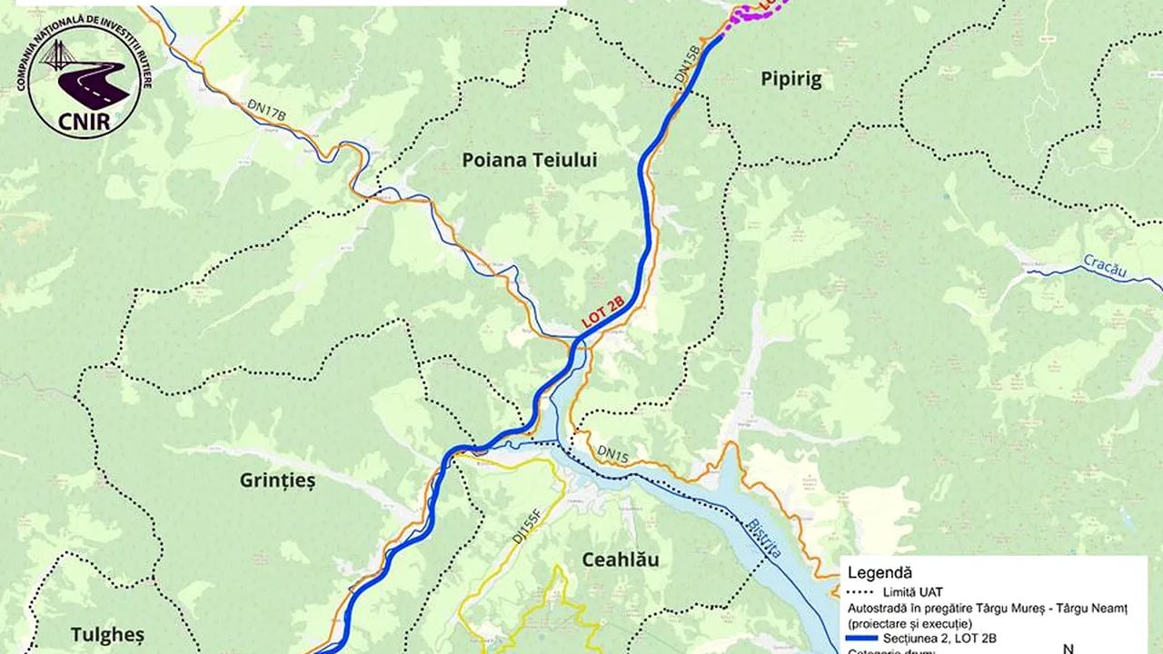 Începe licitaţia pentru construcţia celui mai dificil lot al secţiunii montane a A8. Anunţul ministrului Transporturilor