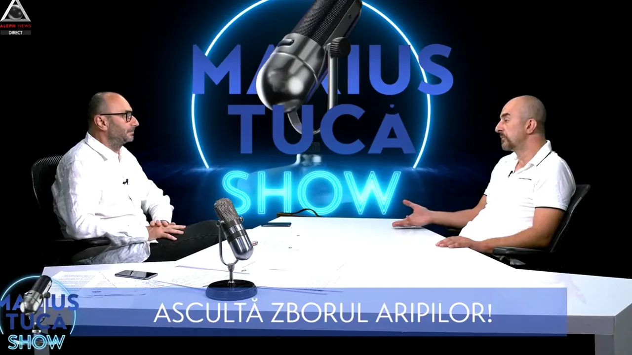 Aleph News. Marius Tucă Show. Vlad Craioveanu, de la omul de radio cu părul mare, la chelul de la ŞTIU, singurul program TV de ştiri  sub formă de show 