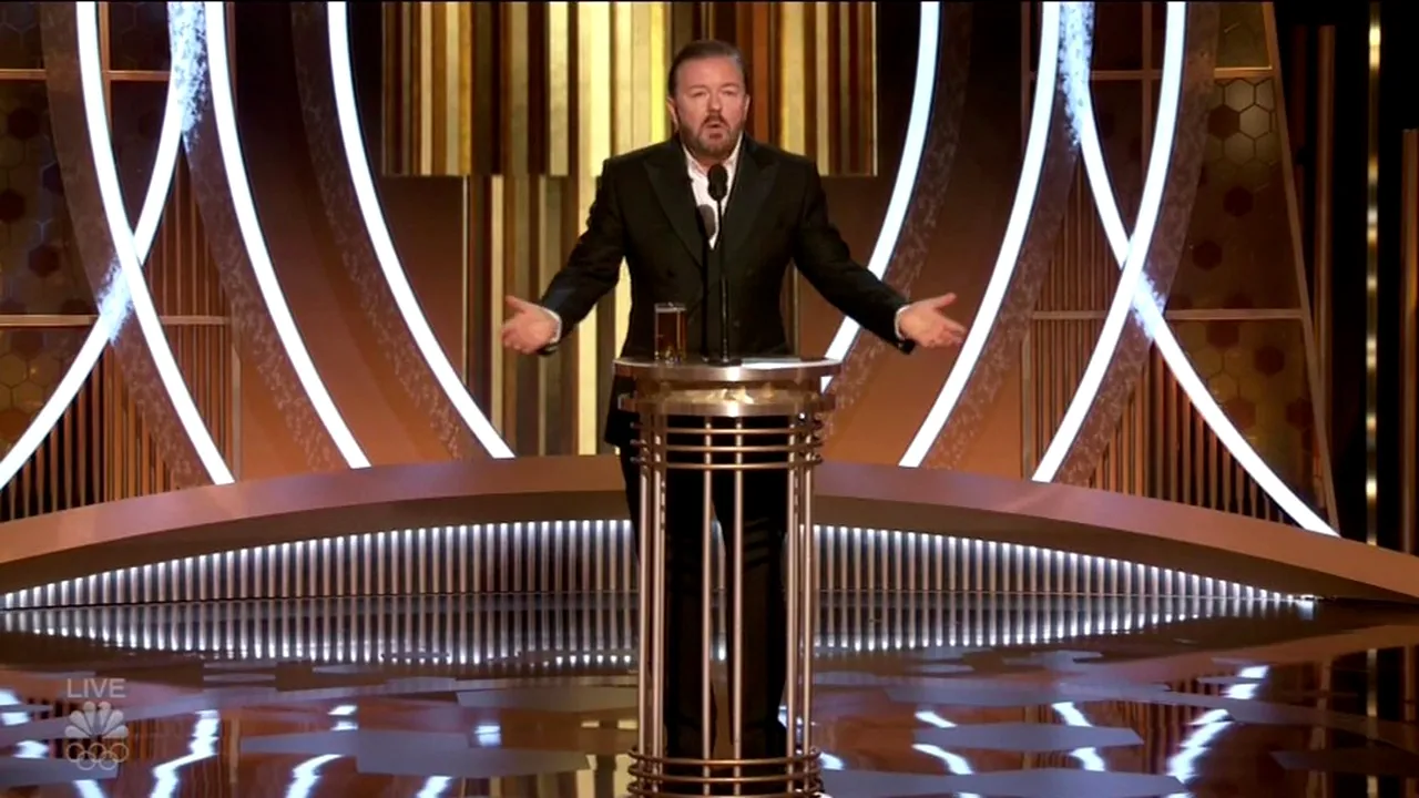 Cele mai bune glume ale lui Ricky Gervais la Globurile de Aur 2019. I-a făcut ipocriţi pe actori: „Dacă ISIS ar începe un serviciu de streaming, v-aţi suna agenţii, nu-i aşa?”