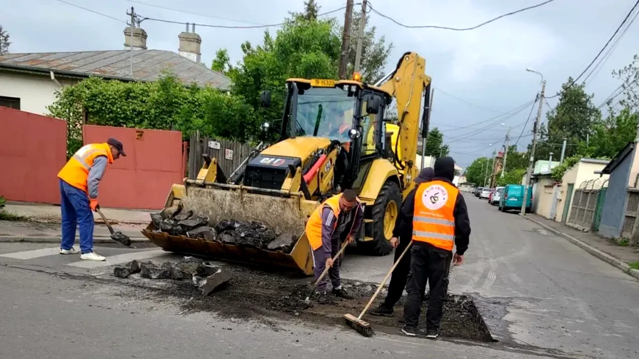 INFRASTRUCTURĂ S5 SA | Intervenție de urgență pentru siguranța traficului rutier, pe strada Munții Carpați