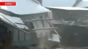 Ocna Mureş: Supermarketul de lângă crater s-a prăbuşit