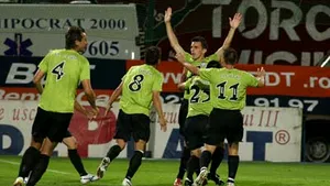 Rapid a suferit prima înfrângere în actuala ediţie a Ligii I, scor 1-2, cu Unirea