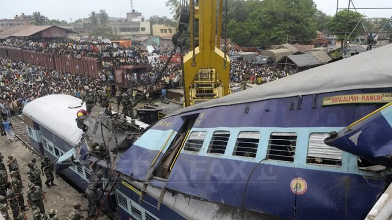 Accidentul feroviar din India, provocat de 