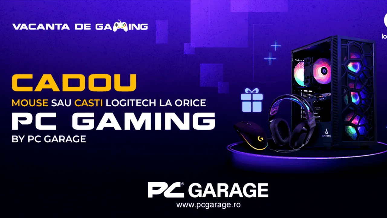Vacanță de Gaming cu cadouri pentru pasionații de jocuri