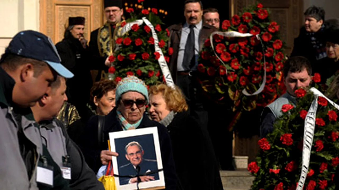Manea Mănescu, înmormântat în cimitirul Bellu