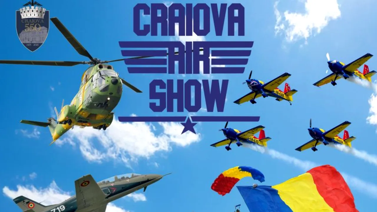 Craiova: Un spectacol aviatic impresionat va avea loc la sărbătoarea orașului 