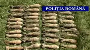 40 de proiectile neexplodate, găsite într-o pădure din Harghita
