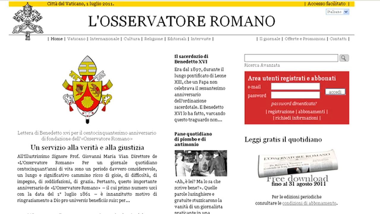 Osservatore Romano,