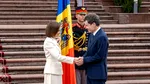 Nicușor Dan, primit de Maia Sandu la Chișinău. Președintele României participă la manifestările dedicate Independenței Republicii Moldova