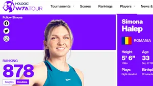 Simona Halep a intrat între primele 1000 de jucătoare ale lumii