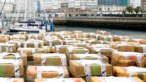 Captură de 11 tone de haşiş, ascuns într-un container de sardine