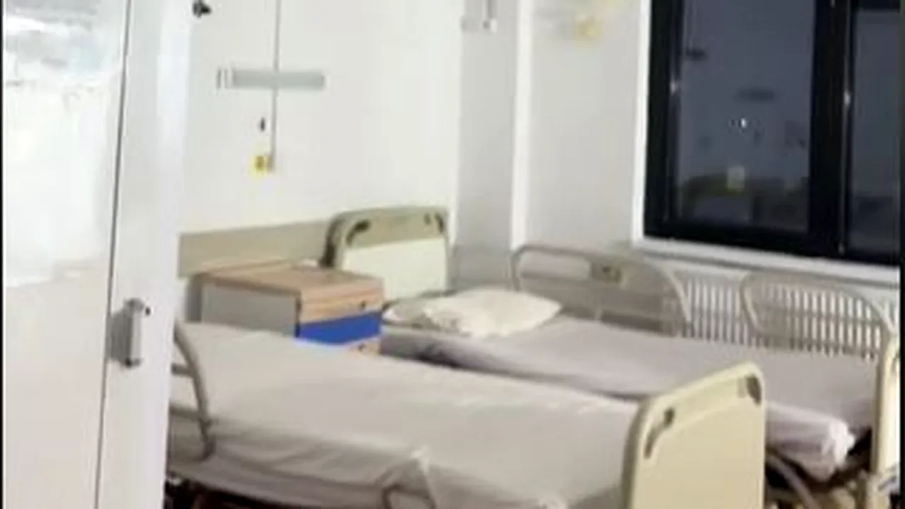 Liliecii au intrat într-un salon de copii de la Spitalul din Olteniţa, judeţul Călăraşi