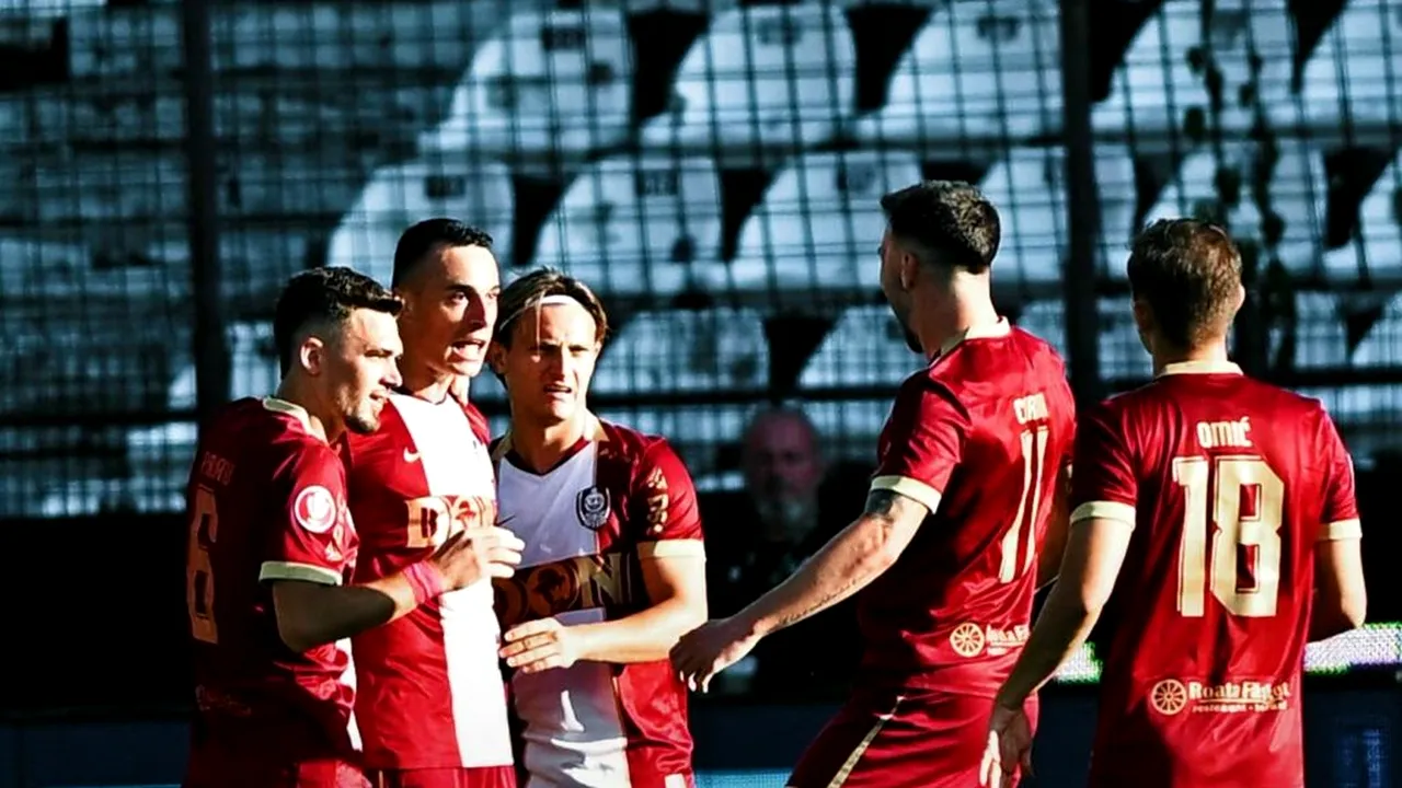 CFR Cluj, victorie cu FC Botoșani. Oaspeții au jucat în 10 din minutul 9