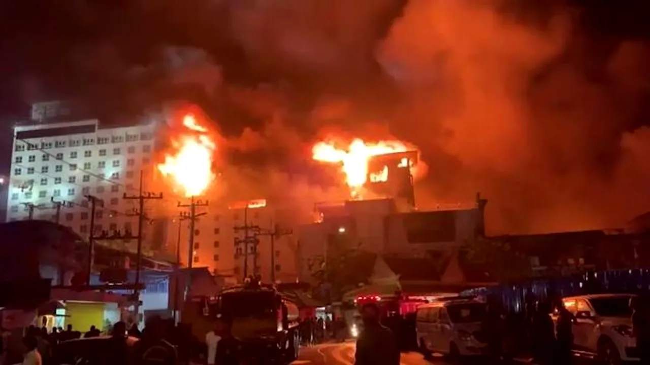Creşte numărul morţilor în incendiul de la un hotel-cazino din Cambodgia