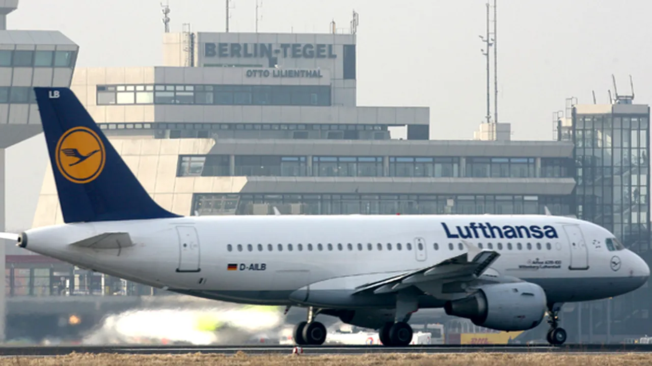 Lufthansa: Circa 15 zboruri din România ar putea fi anulate