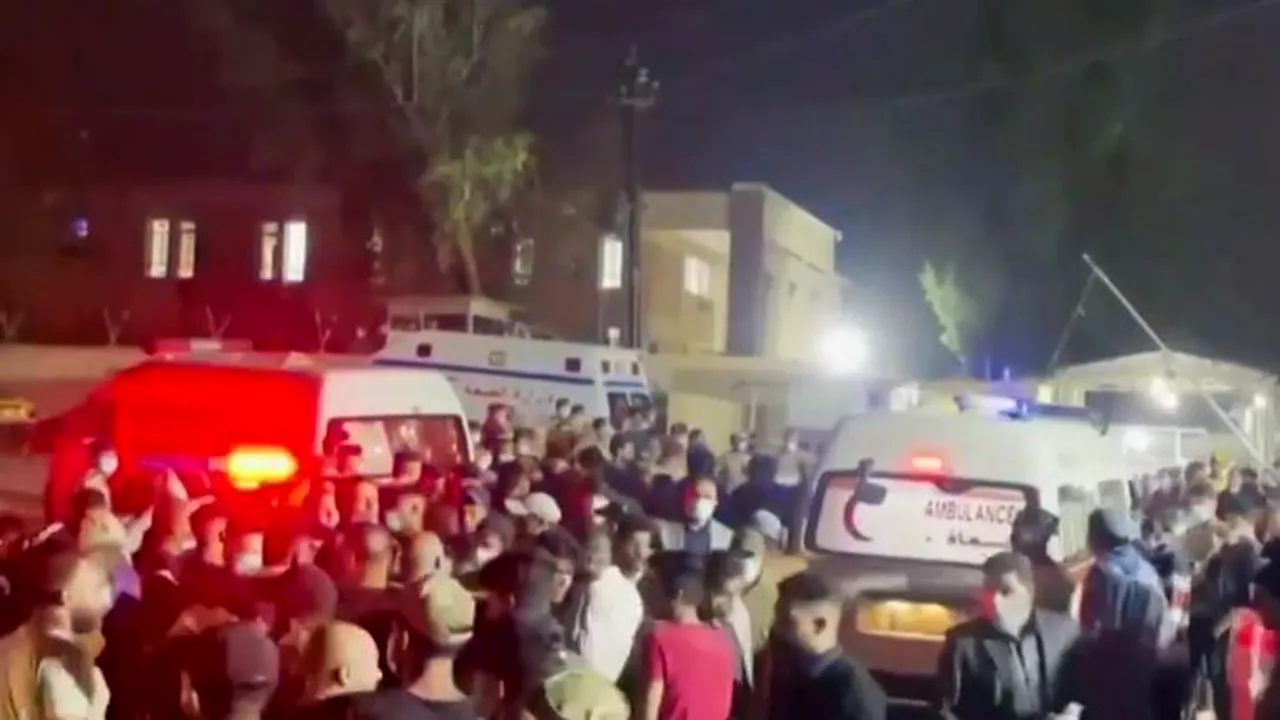 Incendiu într-un spital Covid din Irak. Cel puţin 82 de persoane au decedat UPDATE

