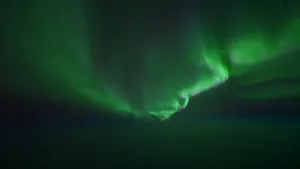 Aurora boreală, la început de an VIDEO