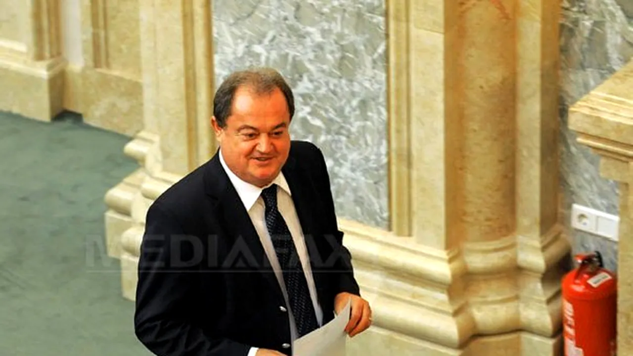 Blaga a vorbit în şapte şedinţe ale Senatului în ultimii trei ani