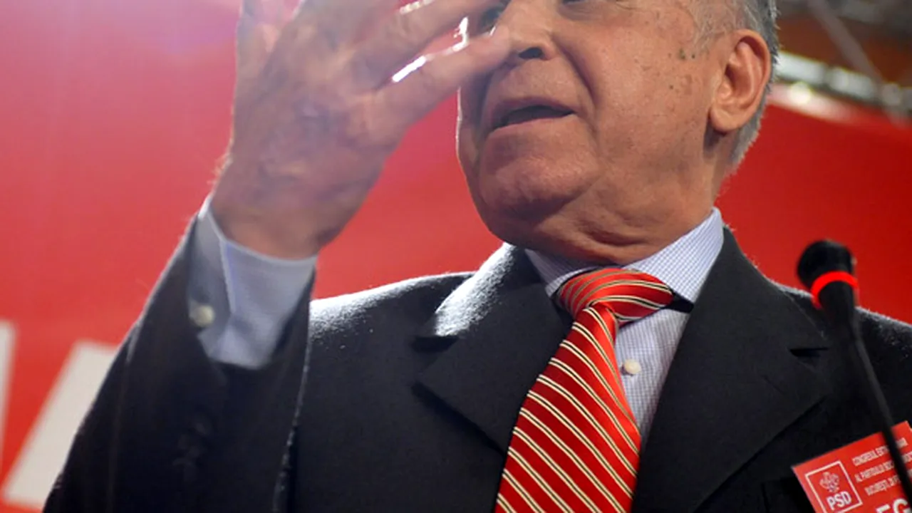 Iliescu: Pierderea şefiei PSD de către Geoană, semnal al stării de spirit din partid
