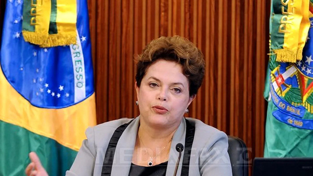 Preşedintele Braziliei, Dilma Rousseff, a fost suspendată