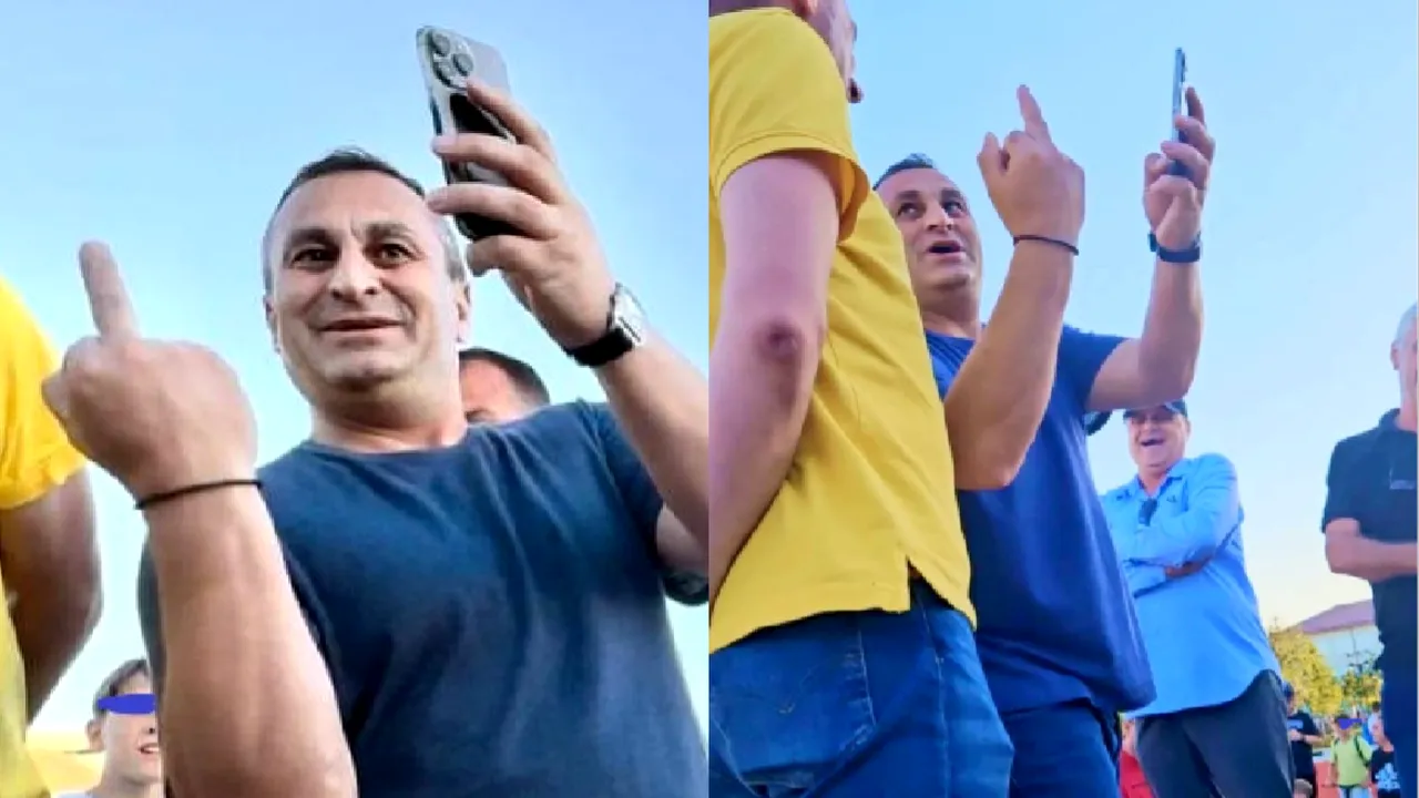 Semne obscene într-un parc plin de copii. PSD şi PNL au transformat un parc din Slatina în scena unei confruntări electorale