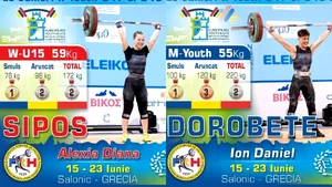 Aur, argint şi bronz pentru România în cea de a treia zi a Campionatelor Europene de haltere