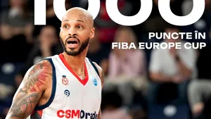 Kris Richard, de la CSM Oradea, primul jucător care depășește 1.000 de puncte înscrise în FIBA Europe Cup