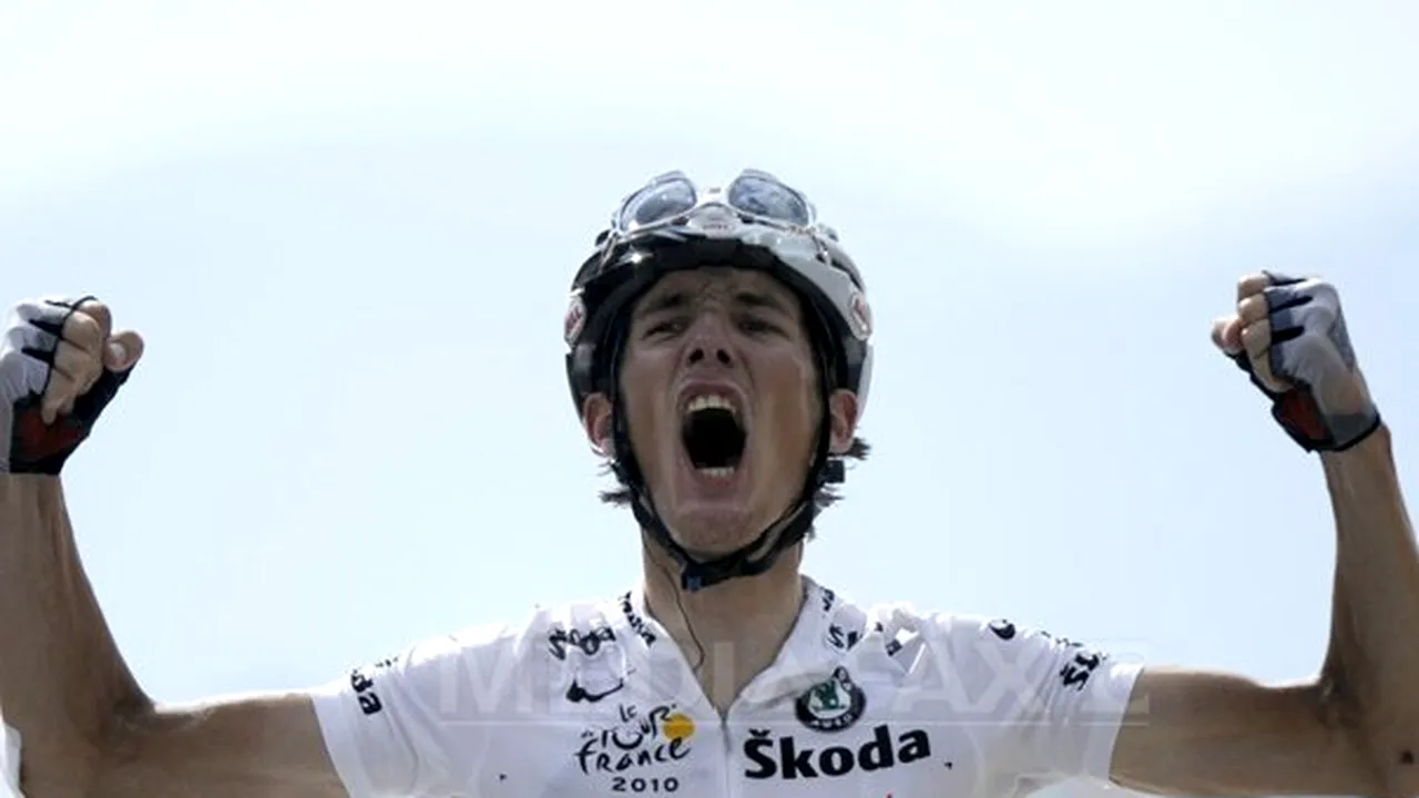 Andy Schleck a primit tricoul galben de câştigător al Turului Franţei în 2010