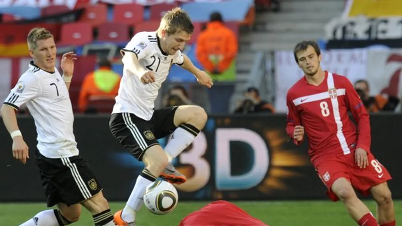 Germania - Serbia, scor 0-1, în grupa D a Cupei Mondiale