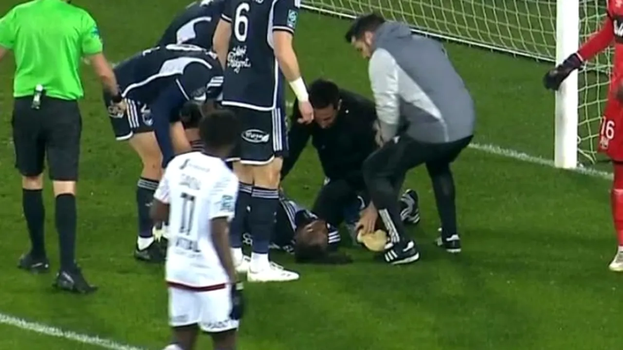 Un fotbalist de la Bordeaux, supus unei intervenţii chirurgicale după un grav traumatism cranian
