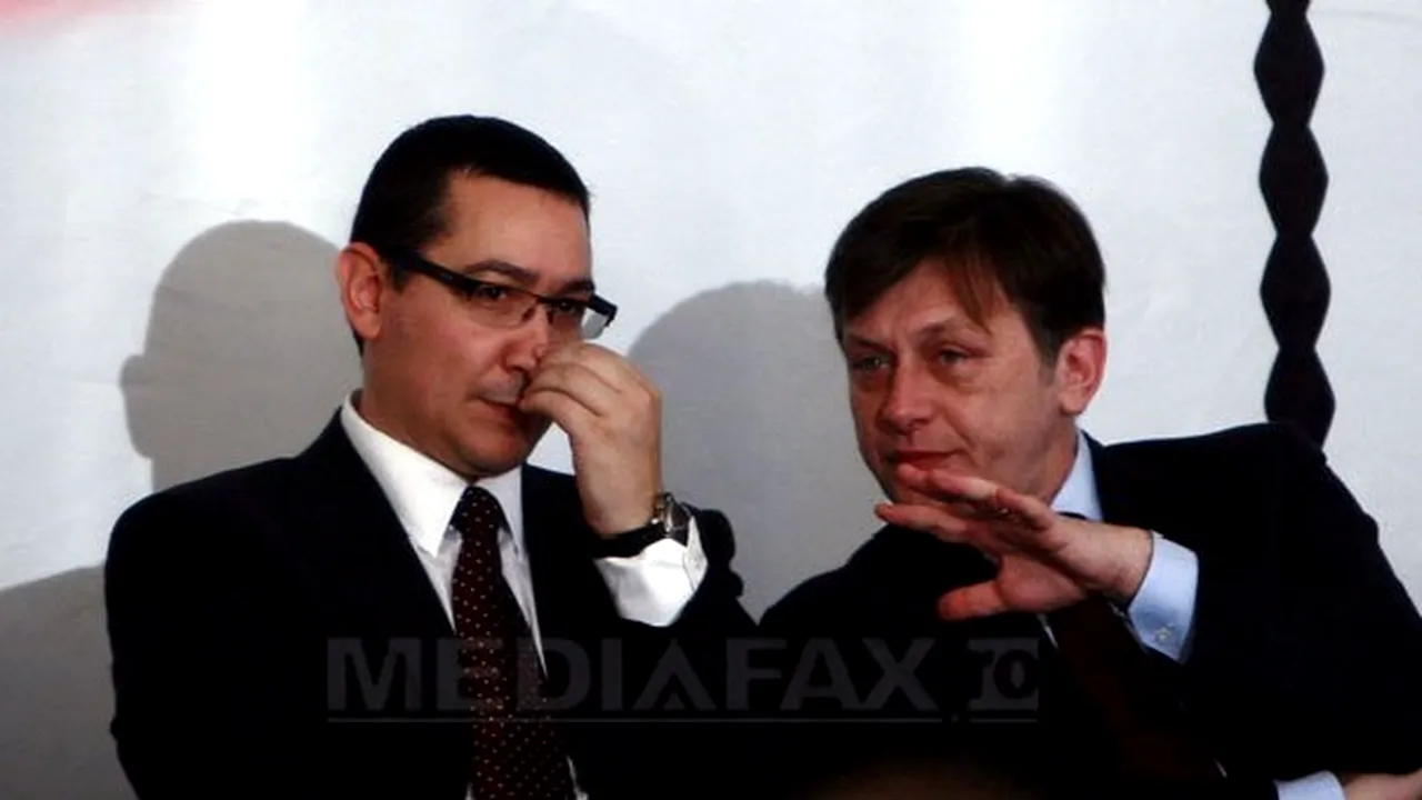 Întâlnire Ponta-Antonescu la Senat. Antonescu, jurnaliştilor: Transmiteţi ştiri năprasnice despre ruperea USL, dar nu se rupe nimic