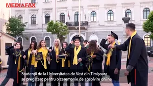 Nu ai mai văzut aşa ceva până acum în România! Ceremonie de absolvire a facultăţii realizată online în Timişoara