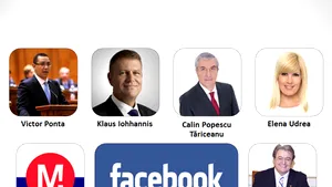 ANALIZĂ Mediafax Research&Monitoring: Iohannis o depăşeşte pe Udrea la fani şi pe Ponta la like-uri, pe Facebook - INFOGRAFIC