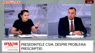 OFF THE RECORD Președintele CSM: „Comunicarea noastră publică nu a fost la înălțimea momentelor prin care justiția a trecut”