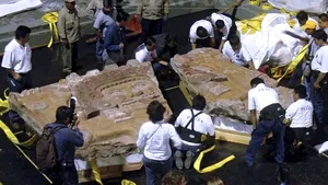 Cel mai mare monolit aztec, expus în premieră, în iunie