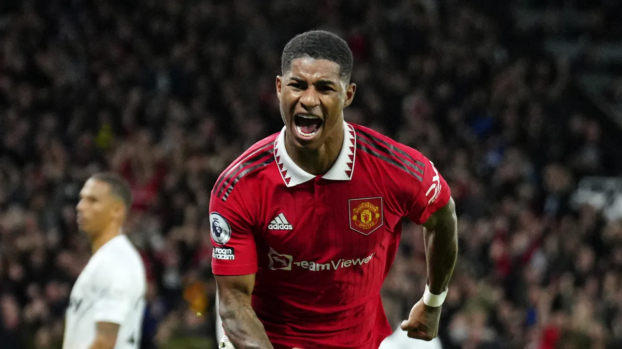 Rashford, lăsat pe bancă din motive diciplinare, a marcat golul victoriei pentru Manchester United