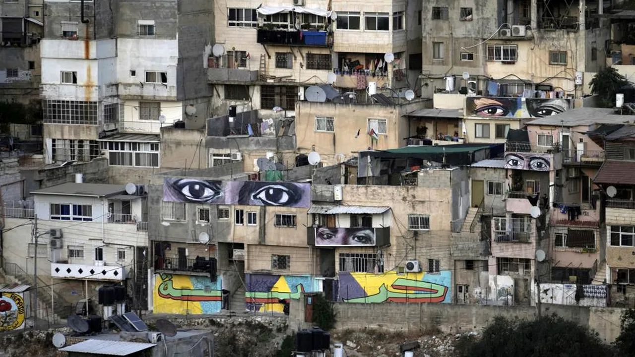 Picturi murale impresionante în Ierusalim. Palestinienii îi avertizează pe israelieni că sunt 