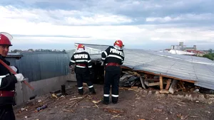 Pagube produse de vijelii: Gospodării inundate, maşini avariate şi copaci smulşi, în Bucureşti şi în alte opt judeţe | FOTO